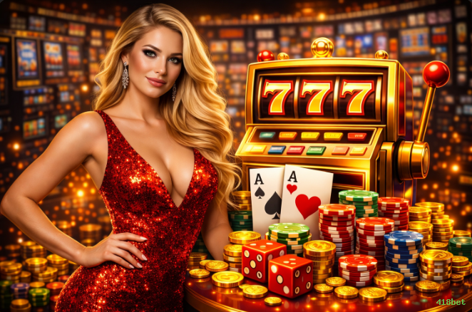 Imagem promocional do login da 418bet